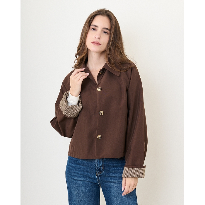 Scarpy creation my veste trench yl marron4861601_5