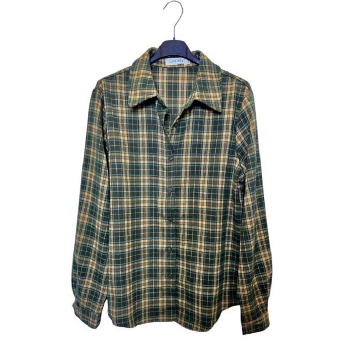 Scarpy creation chemise carreaux vert