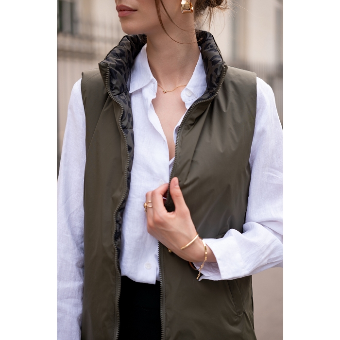 Scarpy creation gilet reversible leo vert4863701_2