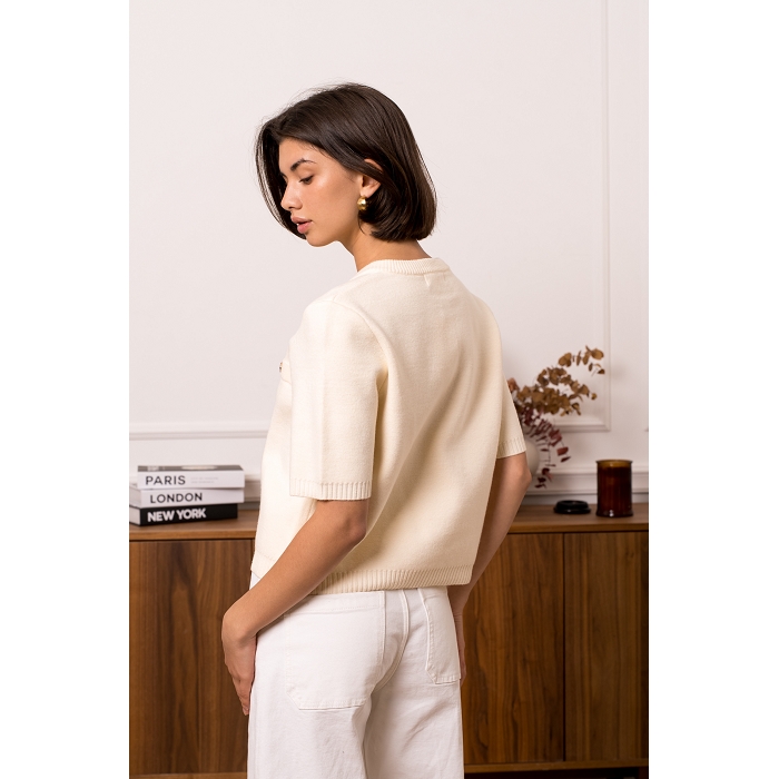 Scarpy creation gilet top beige4864202_6