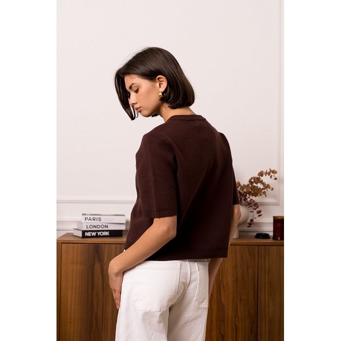 Scarpy creation gilet top marron4864203_3