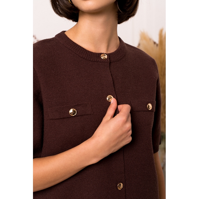 Scarpy creation gilet top marron4864203_6