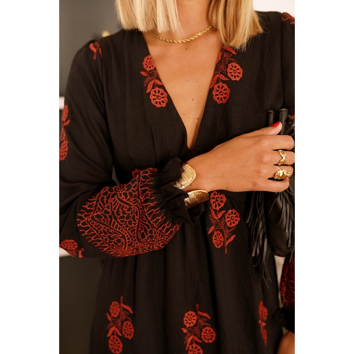 Scarpy creation robe hippy chic marron4864501_3