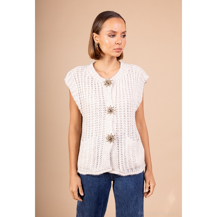Scarpy creation my gillet gros bouton yl beige4869201_4