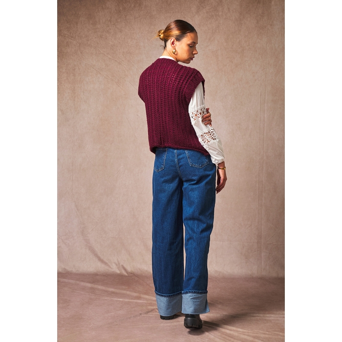 Scarpy creation my gillet gros bouton yl rouge4869202_4