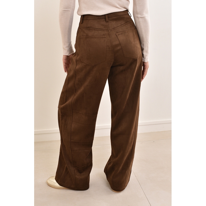 Scarpy creation my pantalon suedine yl marron4869301_6