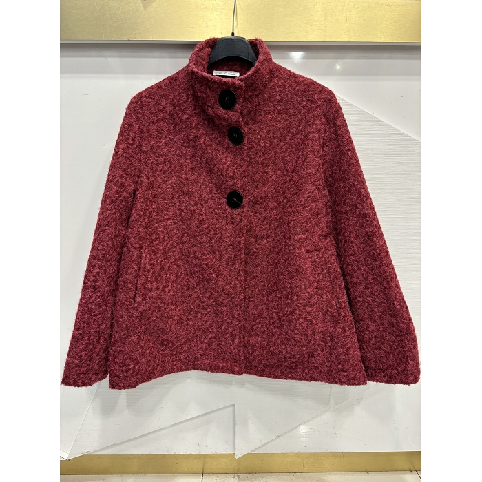 Scarpy creation my veste poncho a bouton yl rouge4869801_4