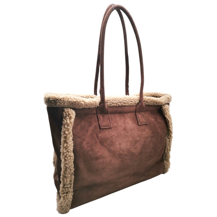 Scarpy creation sac cabas comme du daim naturel4870201_2