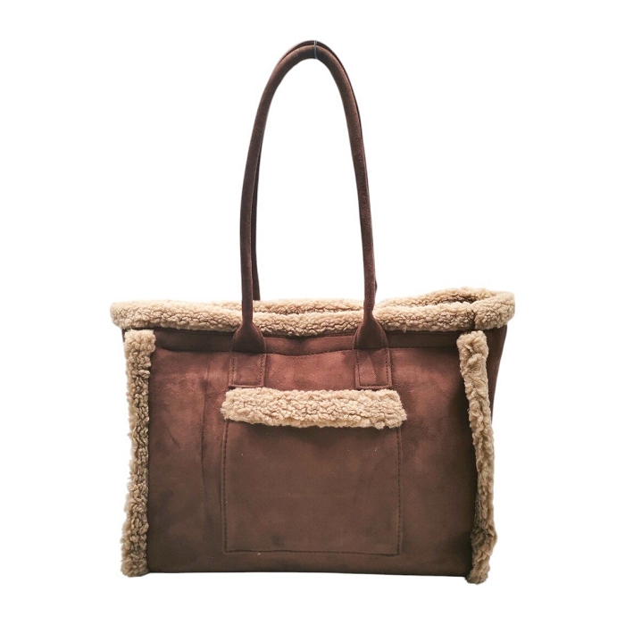 Scarpy creation sac cabas comme du daim naturel4870201_5