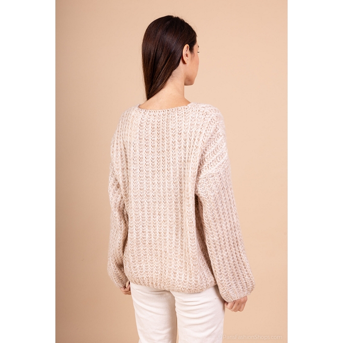 Scarpy creation my pull en maille yl beige4870701_3