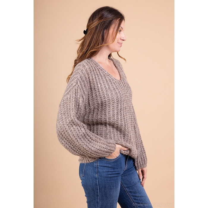 Scarpy creation my pull en maille yl gris4870703_2