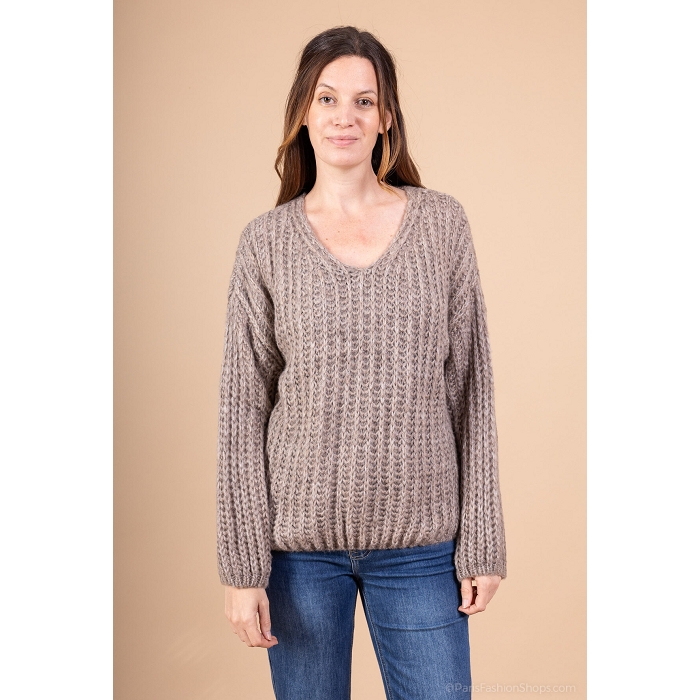 Scarpy creation my pull en maille yl gris4870703_3