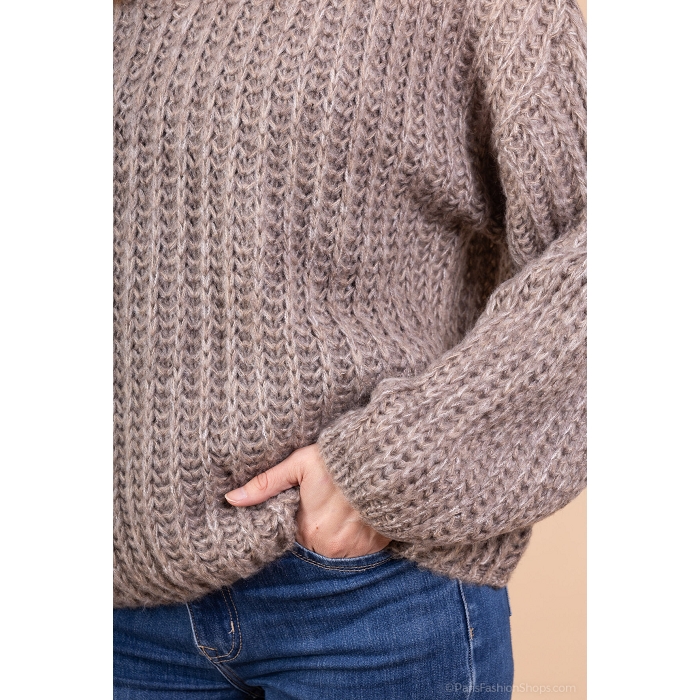 Scarpy creation my pull en maille yl gris4870703_5