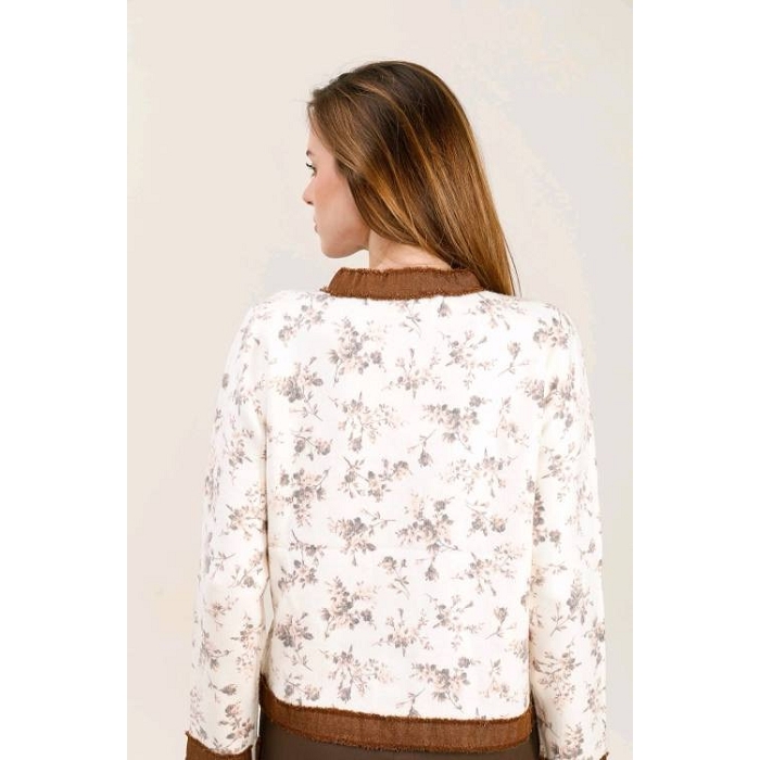 Scarpy creation my cardigan bi matiere yl beige4871301_4