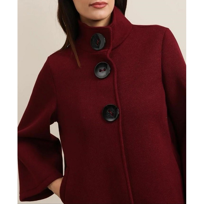 Scarpy creation manteau veste chic rouge4871501_2