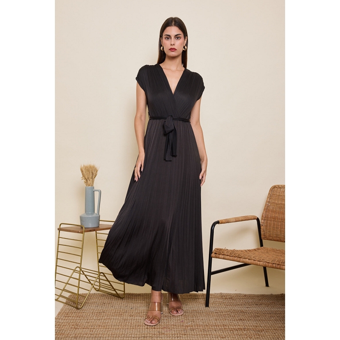 Scarpy creation my robe soiree plissee yl noir4872401_2