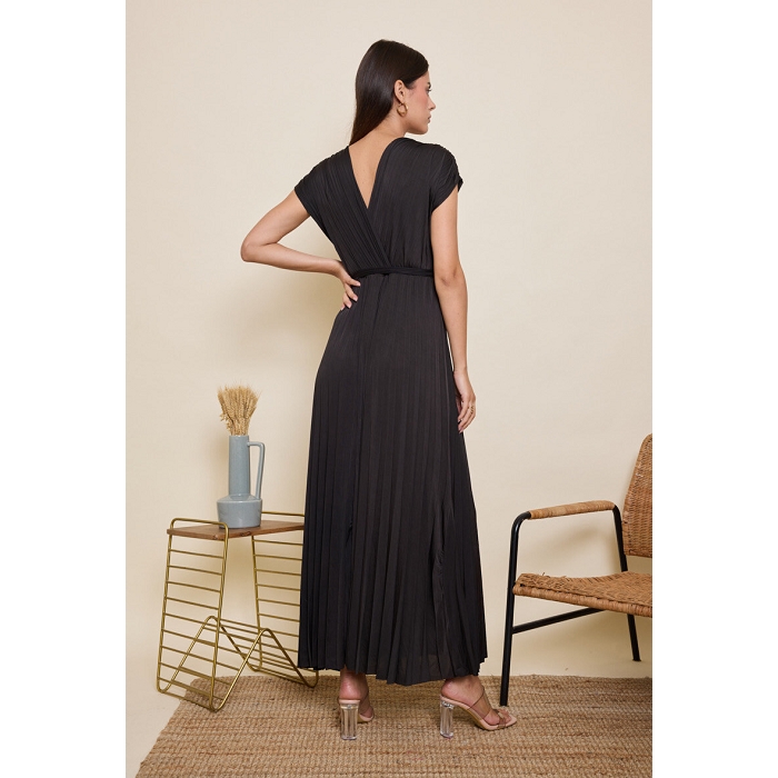 Scarpy creation my robe soiree plissee yl noir4872401_5