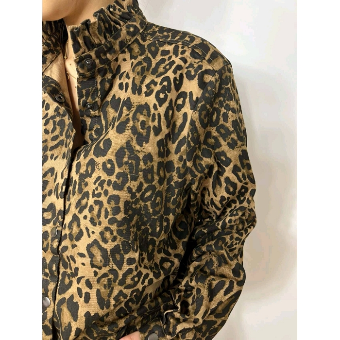 Scarpy creation chemise leopard marron4873801_2