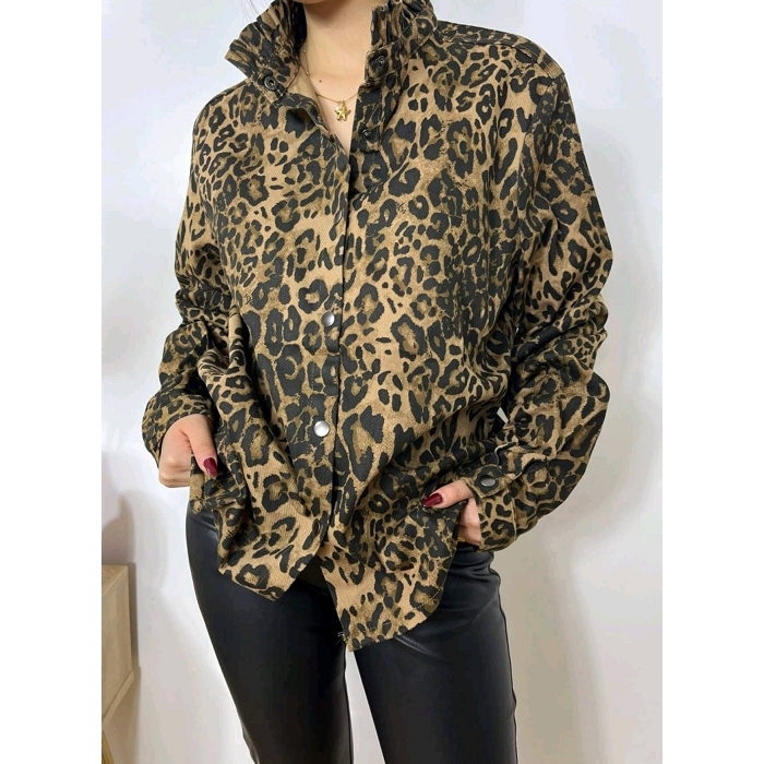 Scarpy creation chemise leopard marron4873801_6