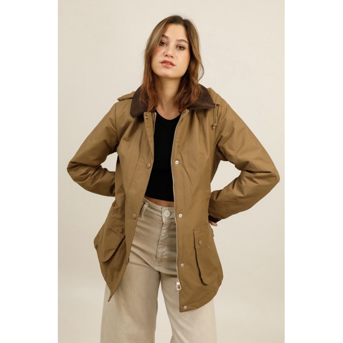 Scarpy creation trench court fourrre beige4874501_5