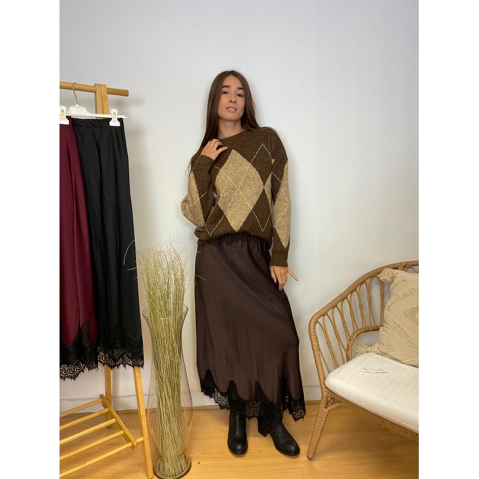 Scarpy creation my pull jacquart yl marron4874901_3