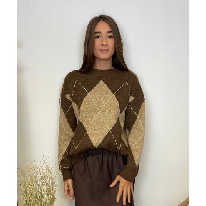 Scarpy creation my pull jacquart yl marron4874901_4