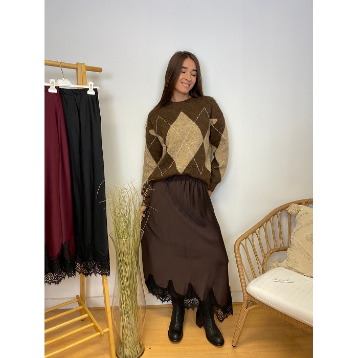 Scarpy creation my pull jacquart yl marron4874901_5