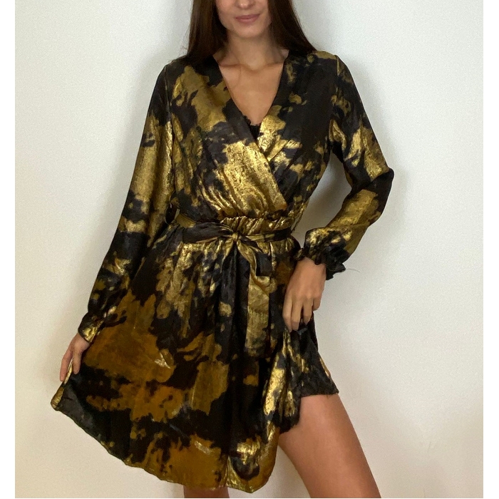 Scarpy creation my robe cache coeur soiree yl or