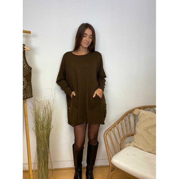 Scarpy creation my robe pull yl marron