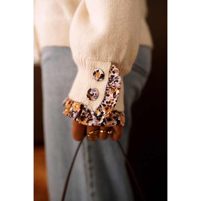 Scarpy creation my cardigan froufrou yl beige4877701_6