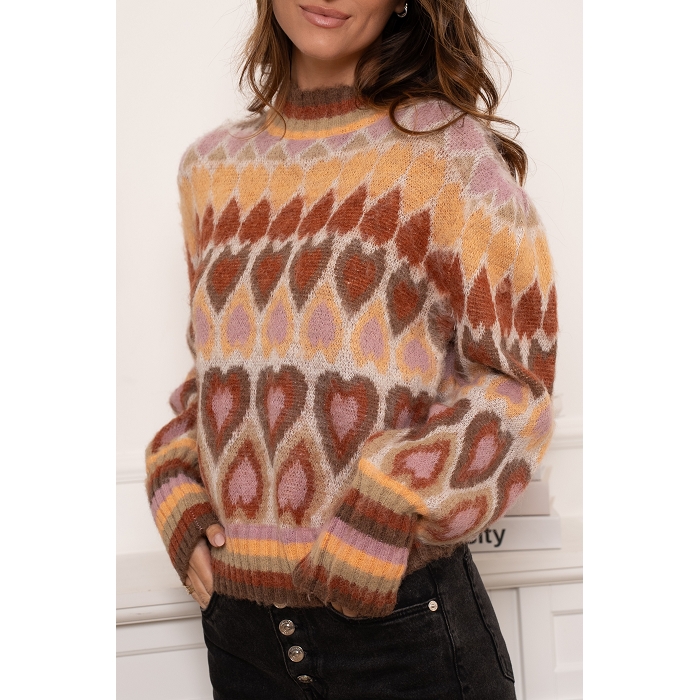 Scarpy creation my pull coeur yl beige4878902_4