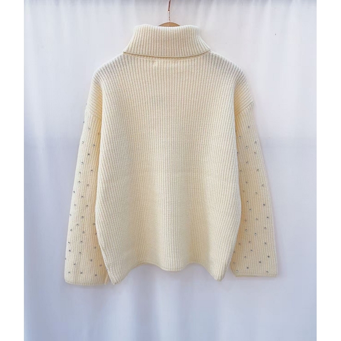 Scarpy creation my pull paillettes yl beige4879002_4