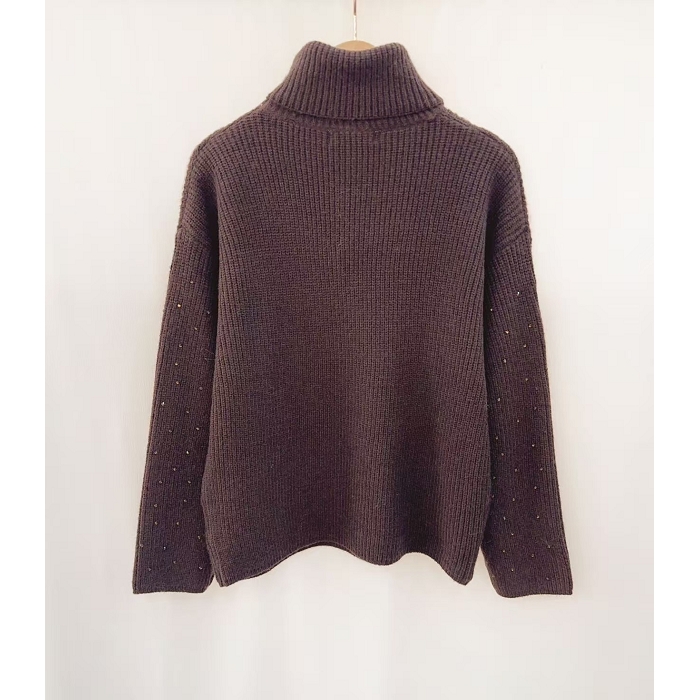 Scarpy creation my pull paillettes yl marron4879003_6