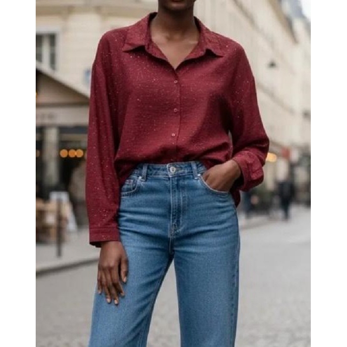 Scarpy creation my chemise paillettes yl rouge4879101_4