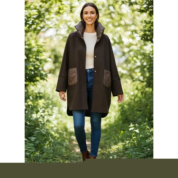 Scarpy creation my manteau poche exterieur yl marron4879201_6