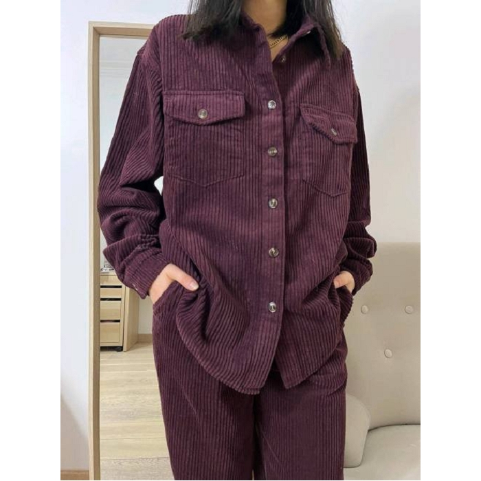 Scarpy creation my veste cote de velour yl rouge4881402_4