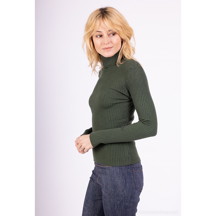 Scarpy creation my sous pull col roule yl vert4891904_2