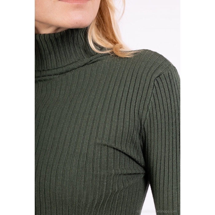 Scarpy creation my sous pull col roule yl vert4891904_5