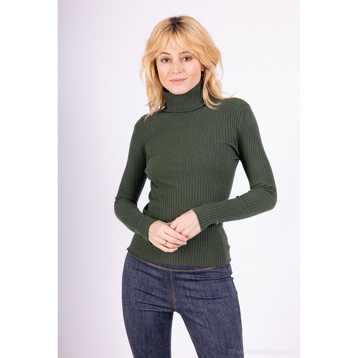 Scarpy creation my sous pull col roule yl vert4891904_6