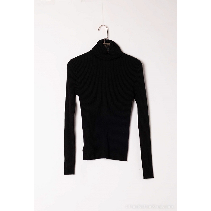 Scarpy creation my sous pull col roule yl bleu