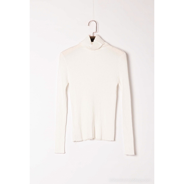 Scarpy creation my sous pull col roule yl blanc4891906_2