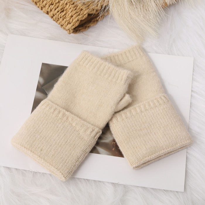 Scarpy creation gant mitaine jena beige