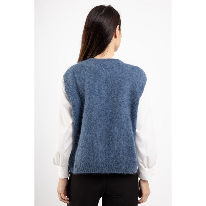 Scarpy creation my gilet col rond yl bleu4906405_2