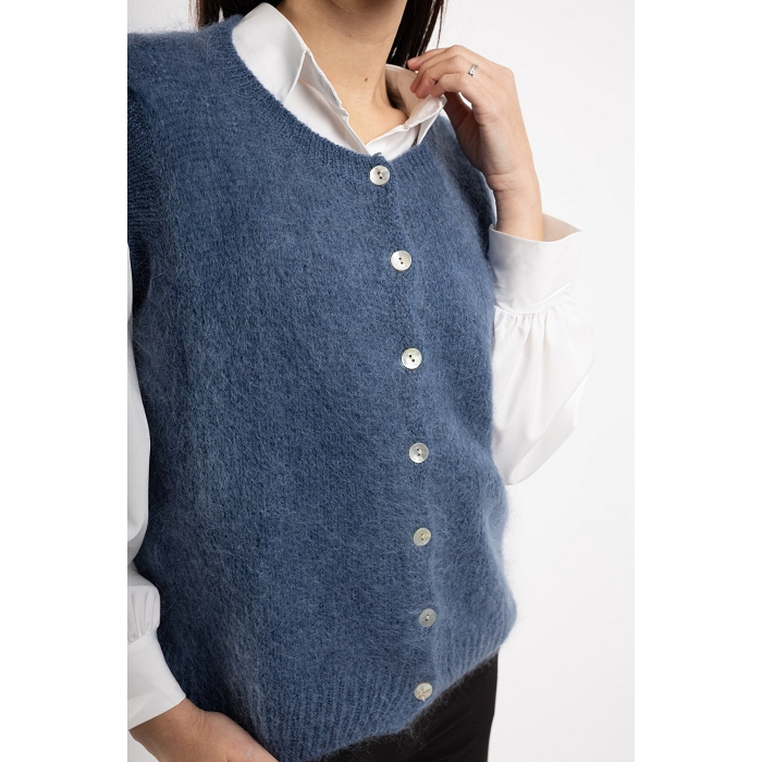 Scarpy creation my gilet col rond yl bleu4906405_6