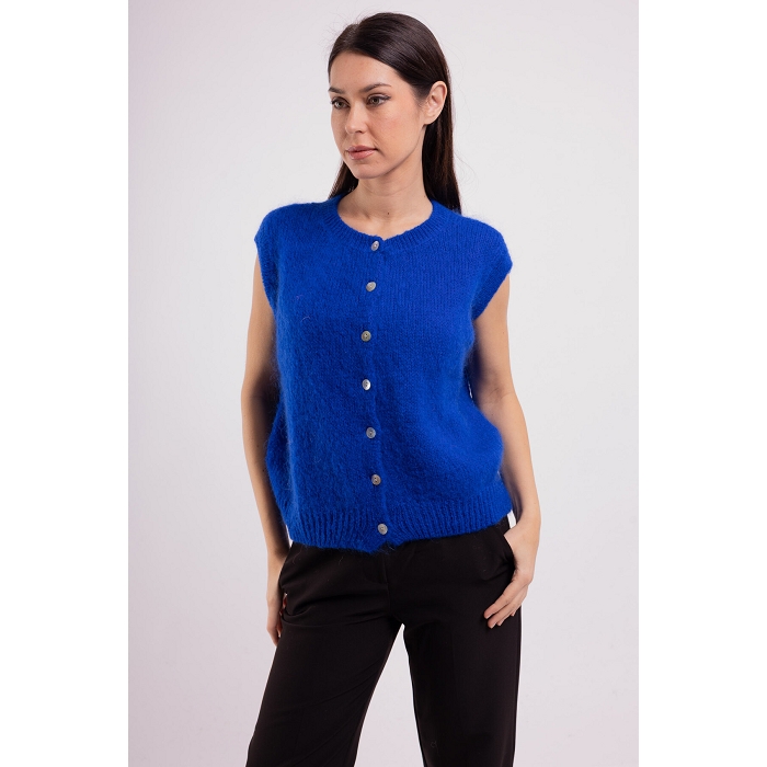 Scarpy creation my gilet col rond yl bleu4906408_5