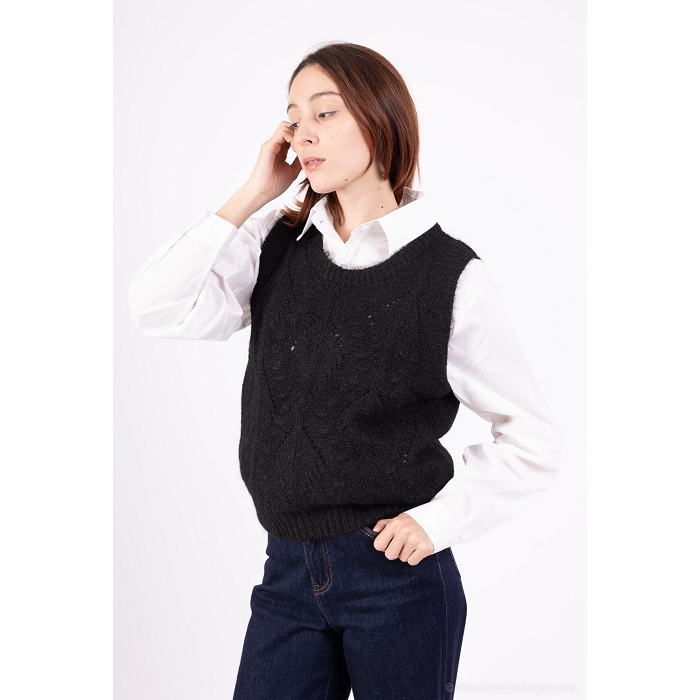 Scarpy creation chemise avec debardeur noir4906501_2