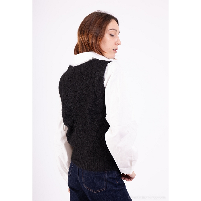 Scarpy creation chemise avec debardeur noir4906501_3