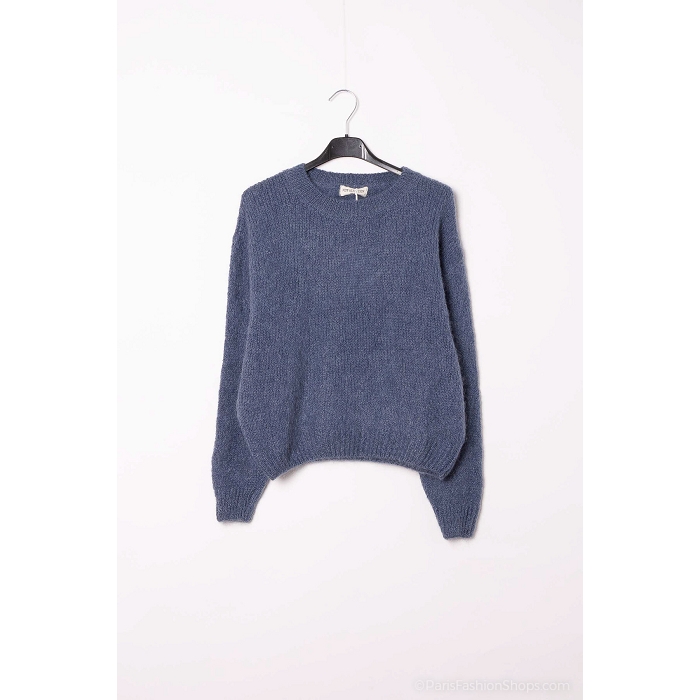 Scarpy creation my pull col rond yl bleu