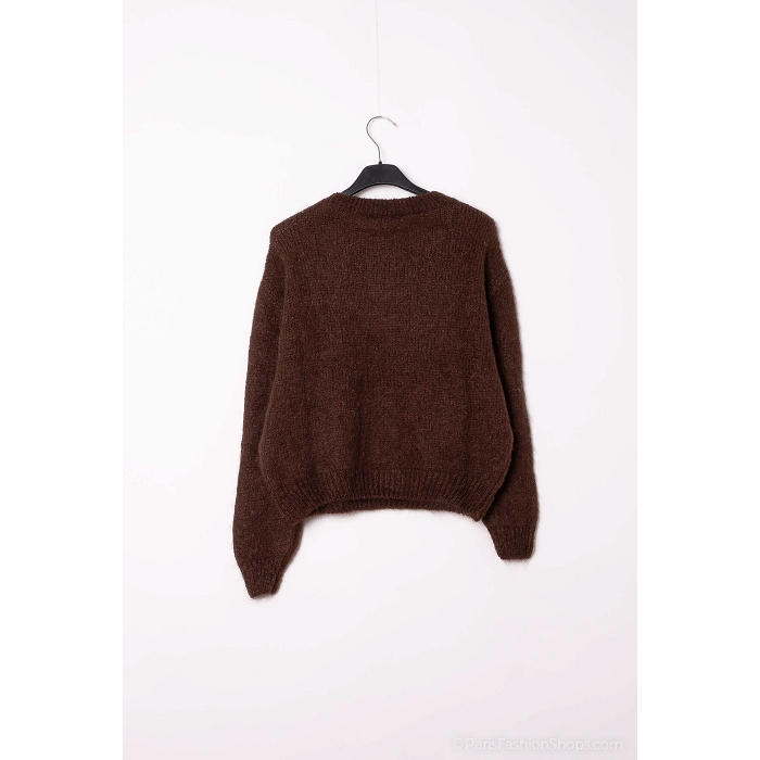 Scarpy creation my pull col rond yl marron4906602_3