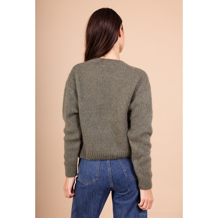 Scarpy creation my pull col rond yl vert4906604_5